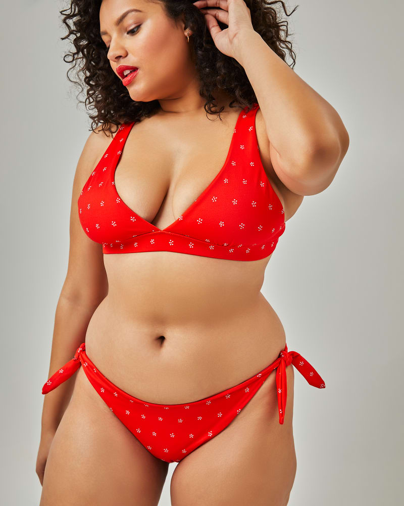 Front of plus size Side Tie Bottom by KITTY AND VIBE | Dia&Co | dia_product_style_image_id:156320